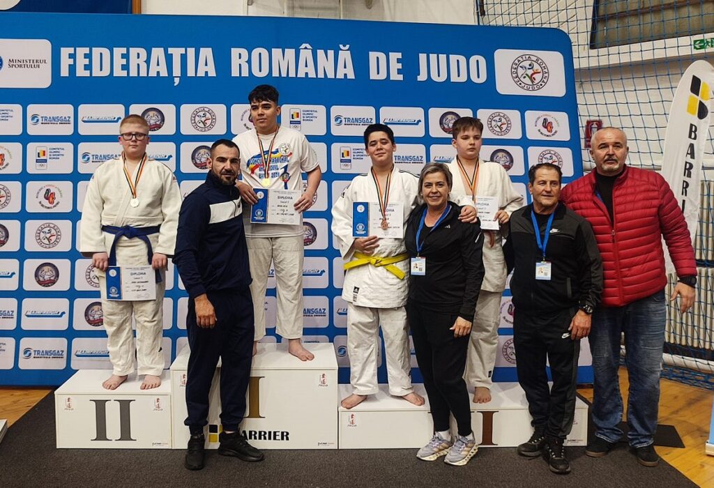 Elevii de la Clubul Copiilor Huedin au obținut rezultate meritorii la Finala Campionatului National U14-U16 de judo