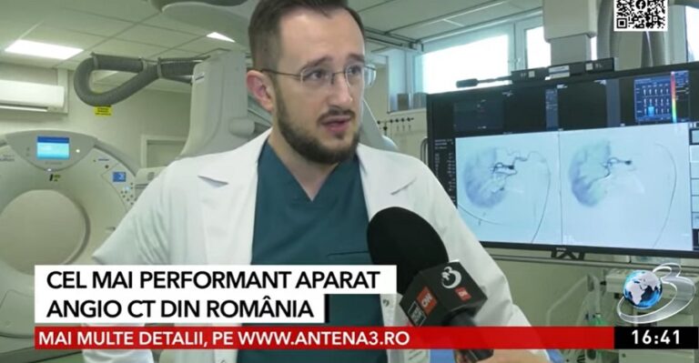 Doctorul brădean Dan Mihoc explică cum funcționează cel mai performant aparat angio CT din sud-estul Europei