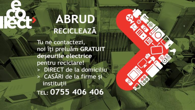 Abrud a început curățenia de primăvară: Scapă de aparatele electrice vechi sau stricate!