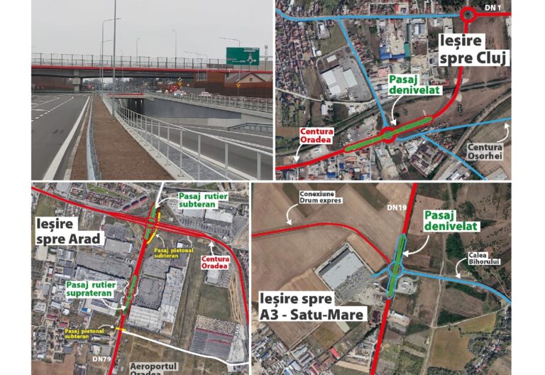 Ilie Bolojan: 4 pasaje rutiere urmează să fie construite la ieșirile din Oradea