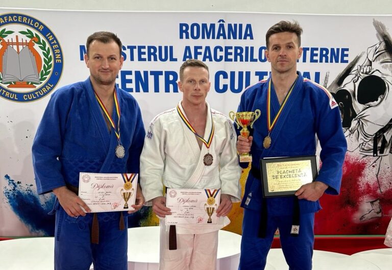 Medalii de aur, argint și bronz pentru pompierii bihoreni la Campionatul Național de Judo