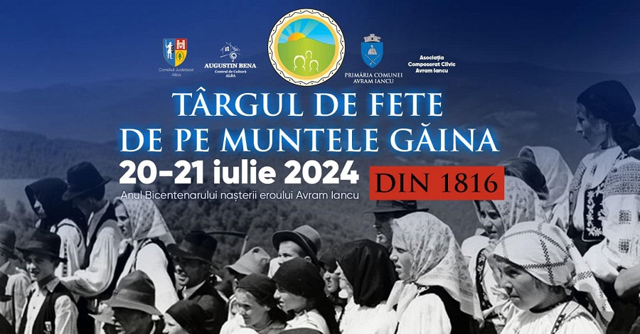 Târgul de Fete de pe Găina în 2024: O ediție specială – 200 de ani de la nașterea lui Avram Iancu