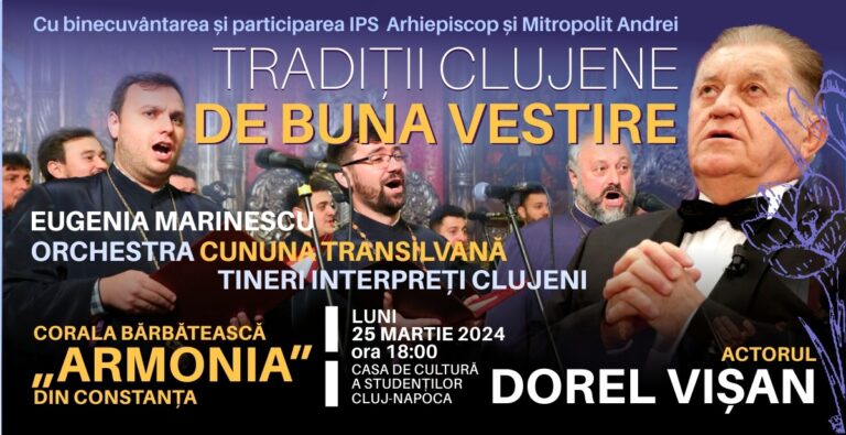 De Buna Vestire, concert de pricesne, muzică religioasă și cultă