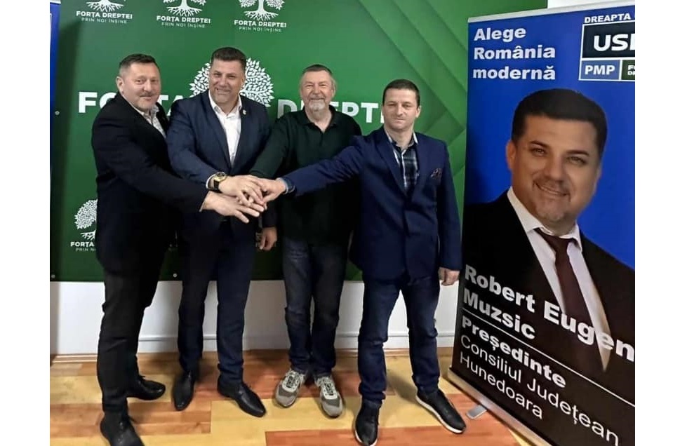 Dorin Sorin David a fost ales președinte interimar al partidului Forța Dreptei din Brad