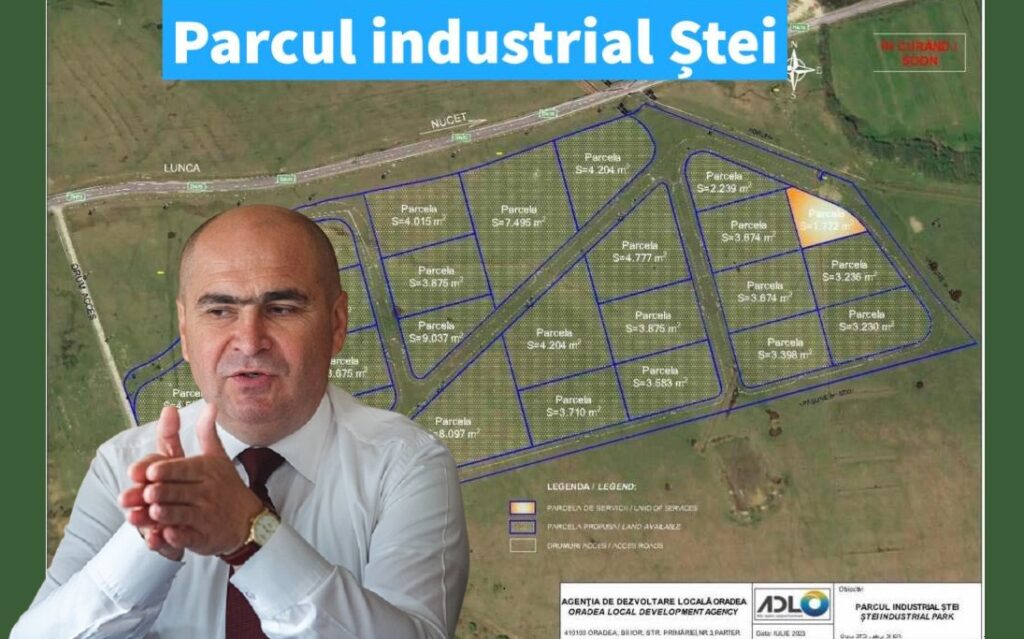 Ilie Bolojan: Fără contestații, în mai vom semna contractul de execuție la Parcul Industrial din Ștei