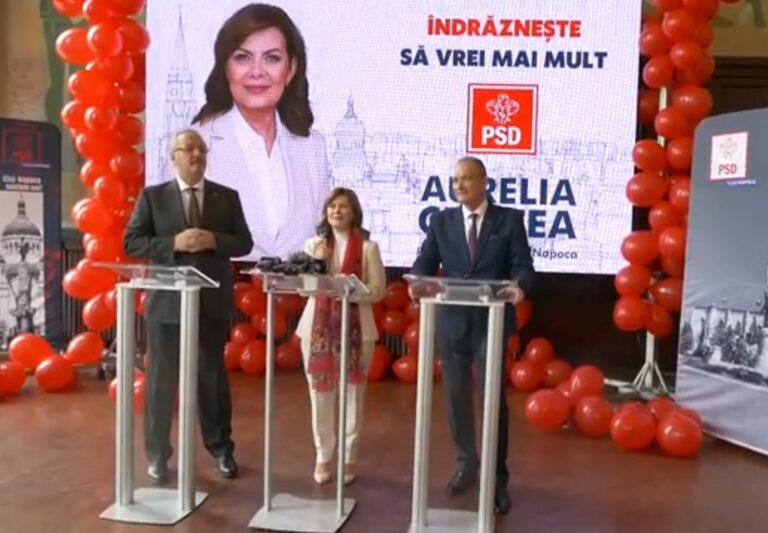 Ce propune PSD pentru Cluj-Napoca și zona metropolitană Cluj? Aurelia Cristea: Tren Gilău – Jucu și parcări Park & Ride la intrările în Cluj-Napoca