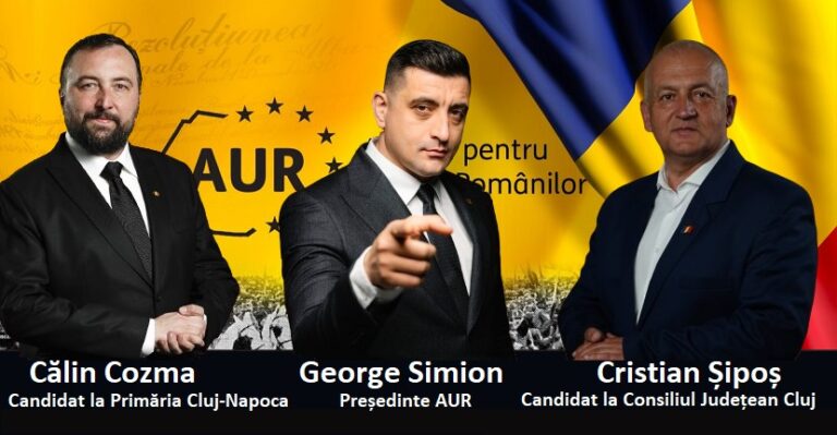 EXCLUSIV Lista AUR Cluj la primăria Cluj-Napoca și la Consiliul Județean Cluj: Cine sunt primii cinci candidați?