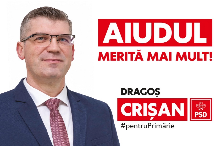 Dragoș Crișan, candidat la primăria Aiud: Vreau să fac echipă cu aiudenii pentru o adevărată administrație de nota 10!