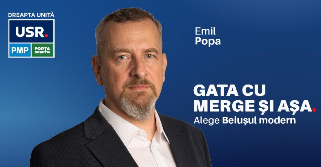 Care sunt proiectele lui Emil Popa pentru Beiuș? Candidează la primărie pentru a moderniza Beiușul