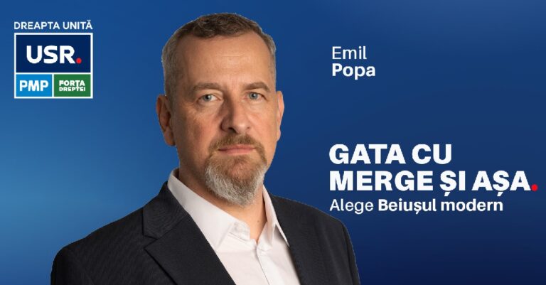 Care sunt proiectele lui Emil Popa pentru Beiuș? Candidează la primărie pentru a moderniza Beiușul