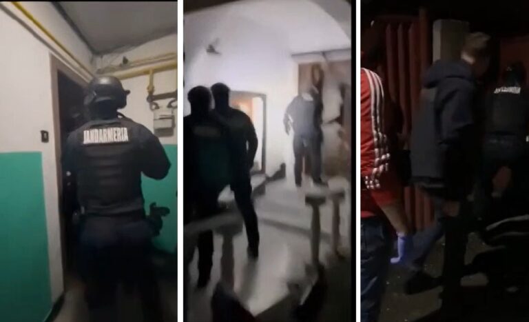 40 de acțiuni operative: Percheziții într-un dosar privind traficul de persoane și traficul de droguri