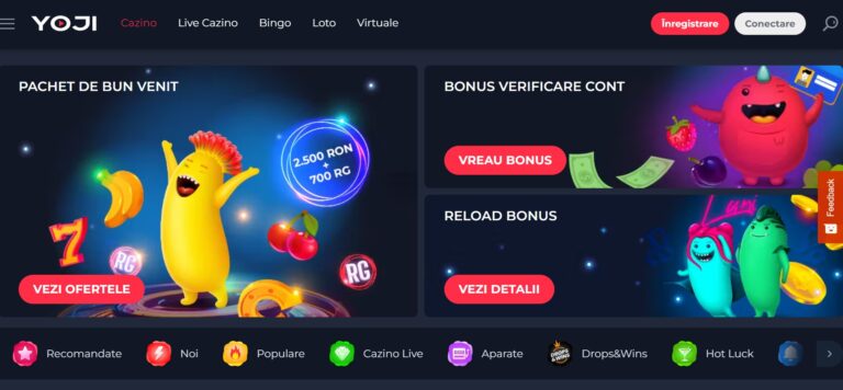 Cufundați-vă în lumea entuziasmului și a experiențelor incredibile cu cazinoul online Yoji