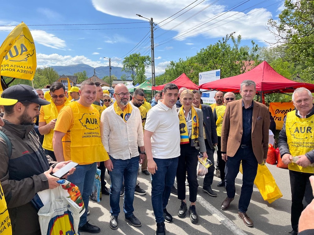 George Simion a fost în Hunedoara: Îi susține pe Ionașcu primar al Devei și pe Mane lider al Hunedoarei