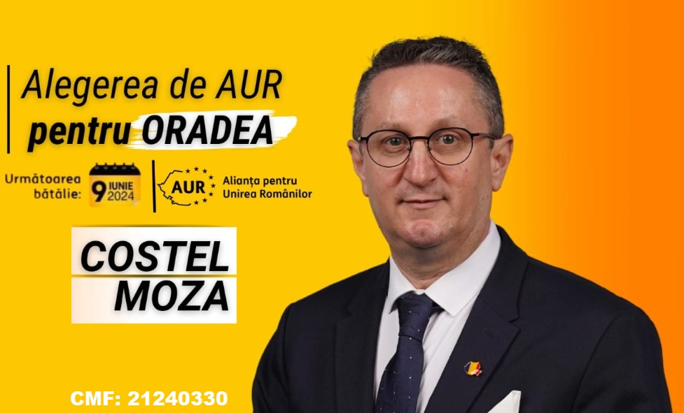 Propunerile lui Costel Moza pentru Oradea: Scăderea taxelor, sprijin pentru familii, creșterea natalității si a nivelului de trăi
