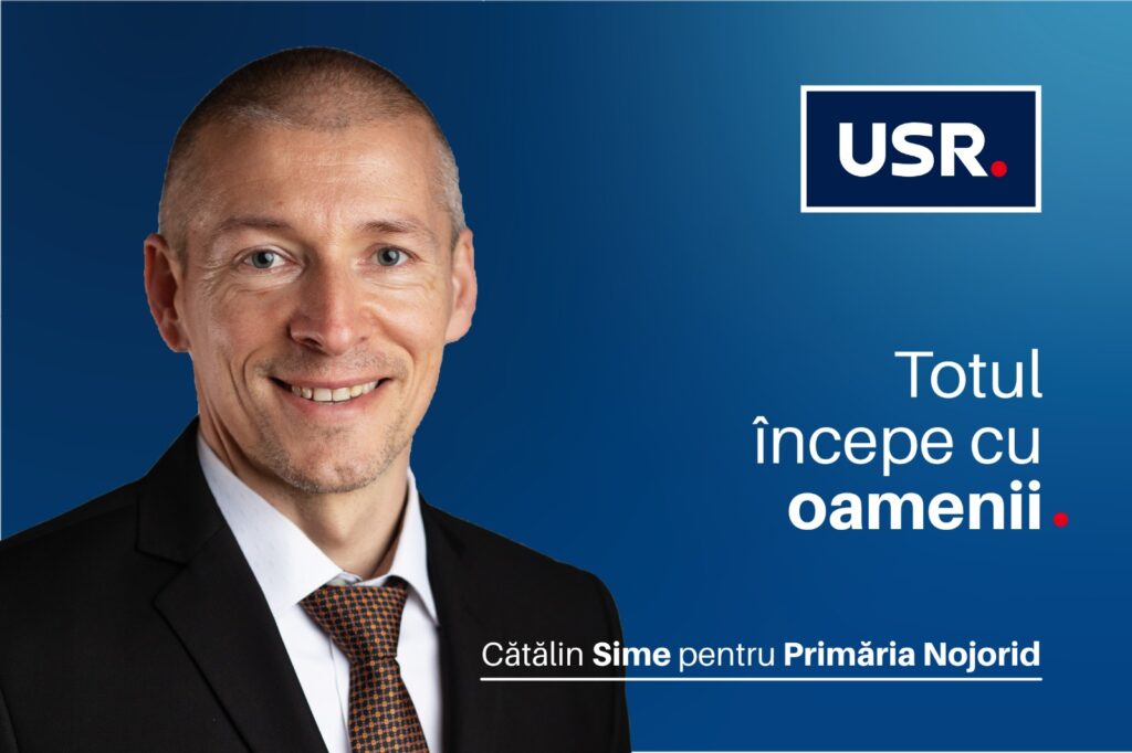 Cine este Cătălin Sime, candidatul USR pentru primăria Nojorid