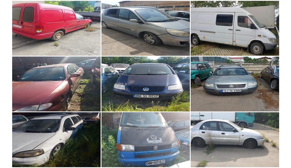 ANAF vinde mașini confiscate, cu prețuri cuprinse între 180 și 4.600 de euro
