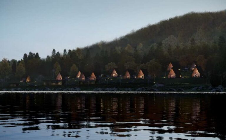 Un nou complex turistic pe marginea unui lac din Apuseni: Căsuțele vor fi chiar pe marginea lacului
