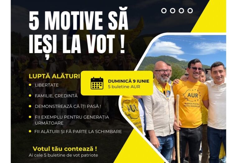 Gabriel Ionașcu: Cinci motive să ieși la vot! Să schimbi în bine viitorul Devei, să schimbi în bine soarta României!