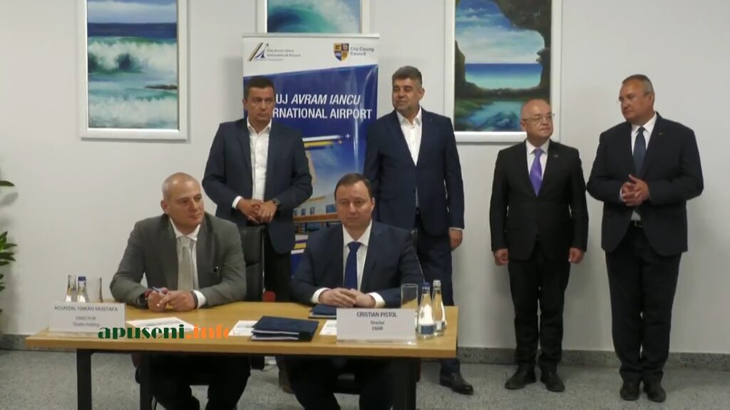 S-a semnat la Cluj contractul pentru viaductele de pe Autostrada Transilvania