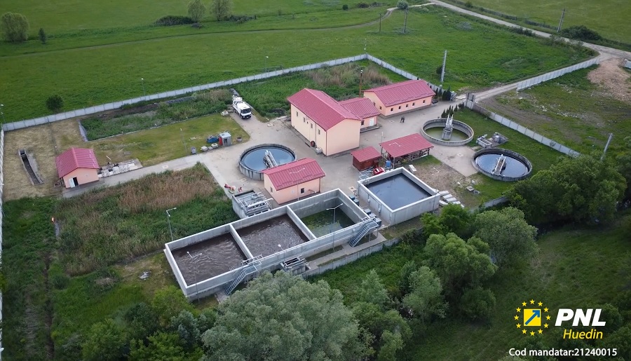 Mircea Moroșan: Un proiect important finalizat în Huedin este modernizarea stației de epurare a apelor uzate și a întregii rețele