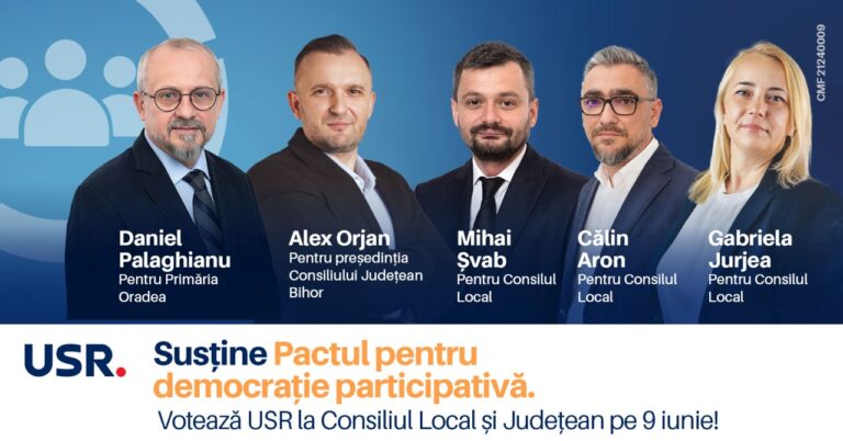 Pactul pentru Democrație Participativă. Deciziile importante luate împreună cu orădenii.