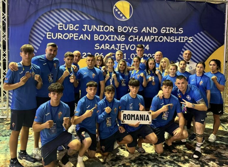 Tinerii români s-au întors cu 7 medalii de la Campionatul European de Box. Bodeștean Maria Ioana a onorat județul Hunedoara!