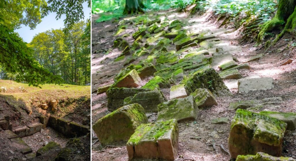 (FOTO) Cetatea dacică de la Luncani: Piatra Roșie face parte din complexul de fortificații și așezări din Munții Șureanu