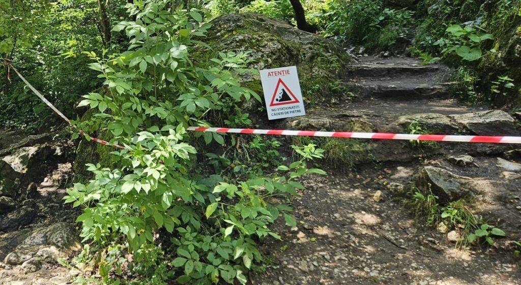 Un segment din Cheile Turzii va fi închis joi pentru mai multe ore