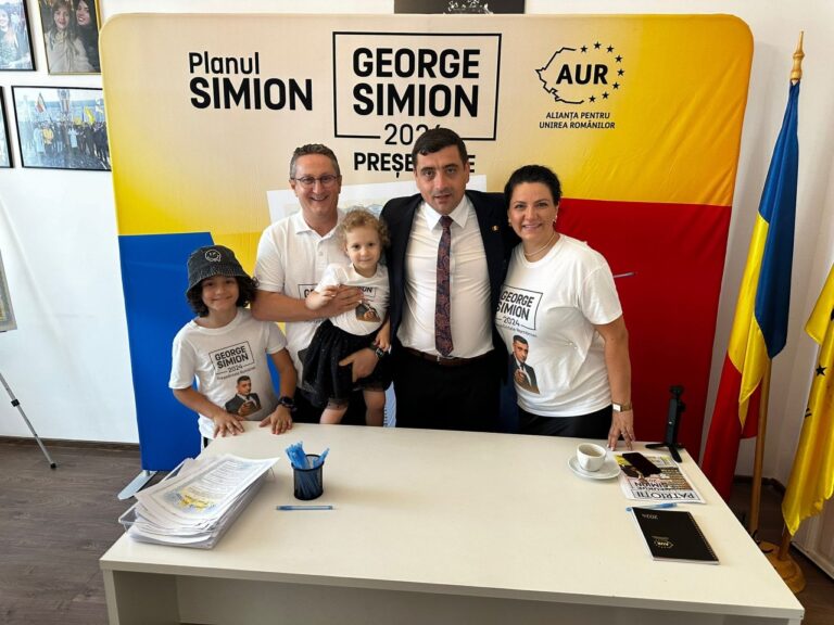 Președintele AUR a fost marți la Oradea pentru a prezenta „Planul Simion”