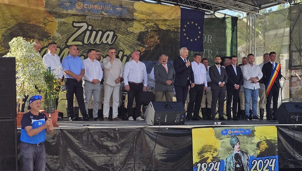 Radu Tuhuț, prezent la aniversarea Companiei Cupru Min Abrud: „Mineritul reprezintă una dintre cele mai vechi și esențiale activități umane”