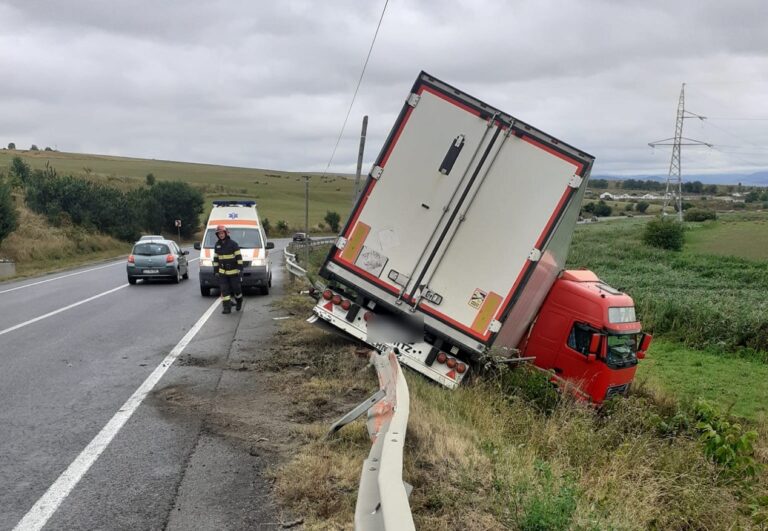 Accident pe DN1 Cluj-Oradea pe raza localității Șaula, lângă Huedin