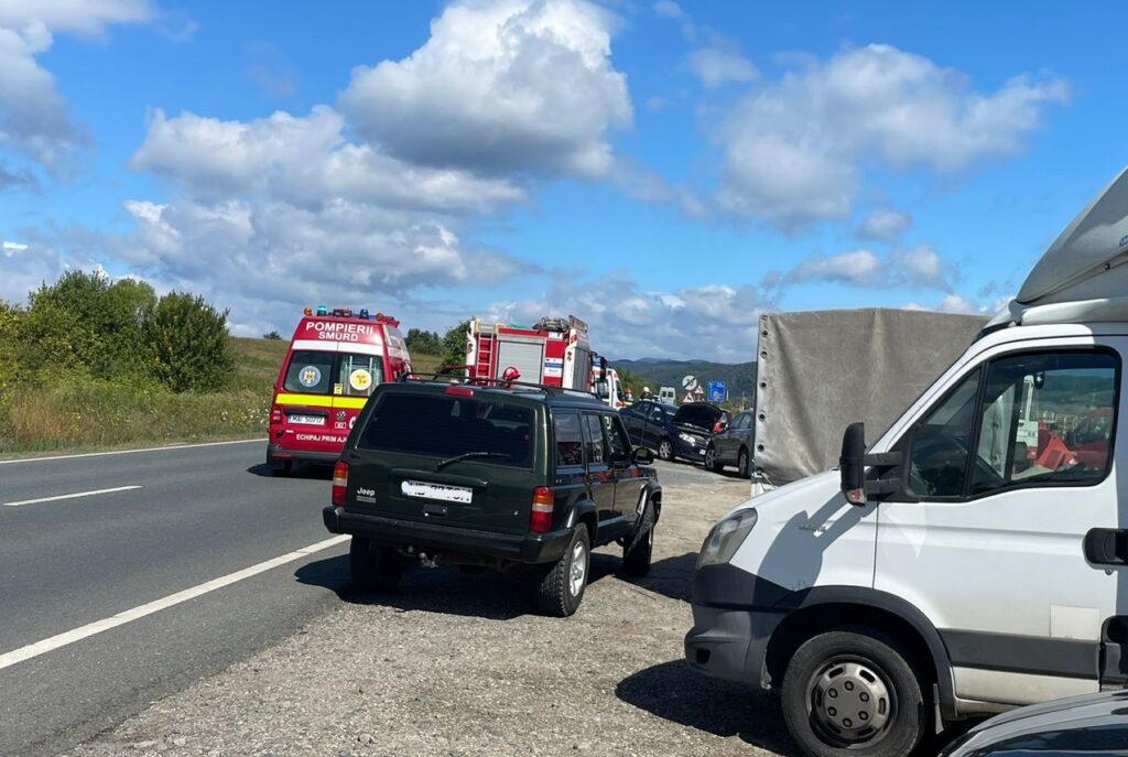 Accident pe DN76 Deva-Oradea la ieșire din Brad spre Țebea