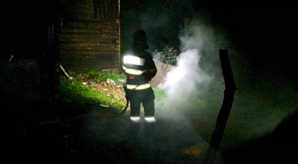 Incendiu în satul Luminești, comuna Sohodol, la o anexă gospodărească