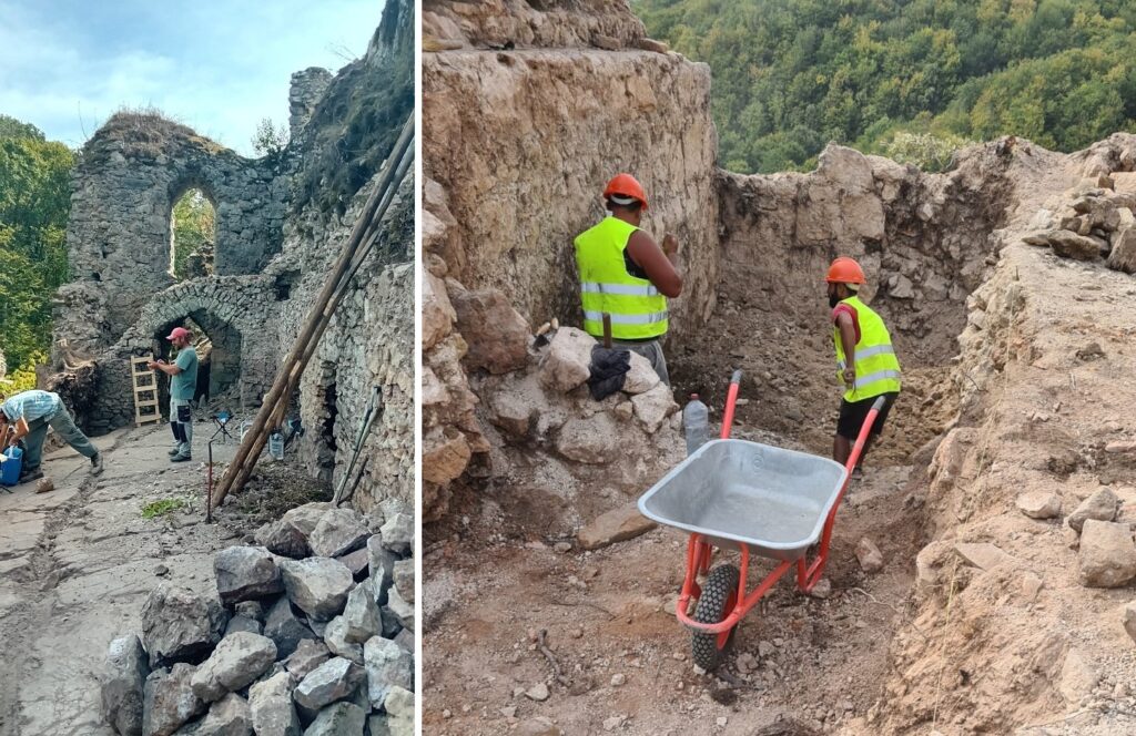 Cel mai mare donjon al cetăților din estul Europei, în Bihor, la cetatea Piatra Șoimului