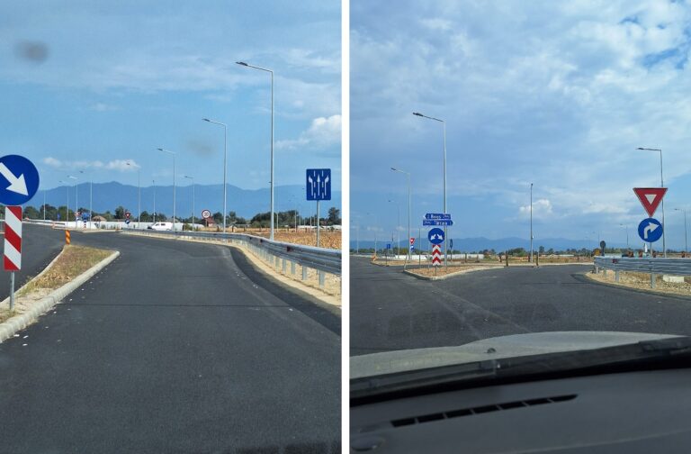Selina Grup montează indicatoarele rutiere la varianta ocolitoare a municipiului Beiuș