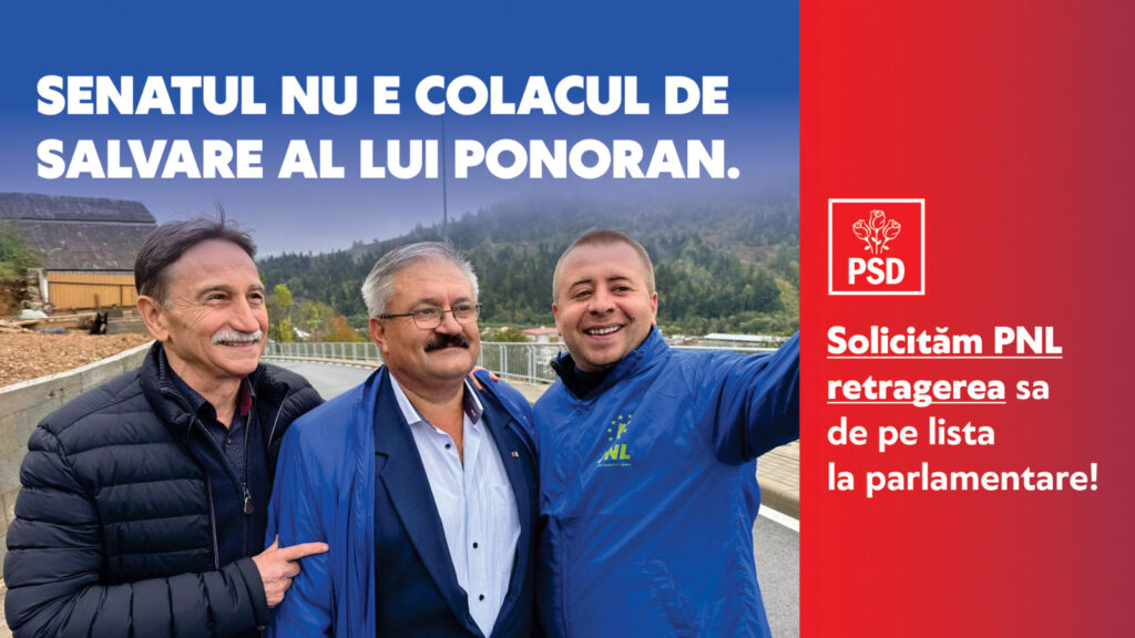 PSD Alba: PNL are obligația morală față de cetățenii amăgiți de Silviu Ponoran de a-l retrage de la parlamentare