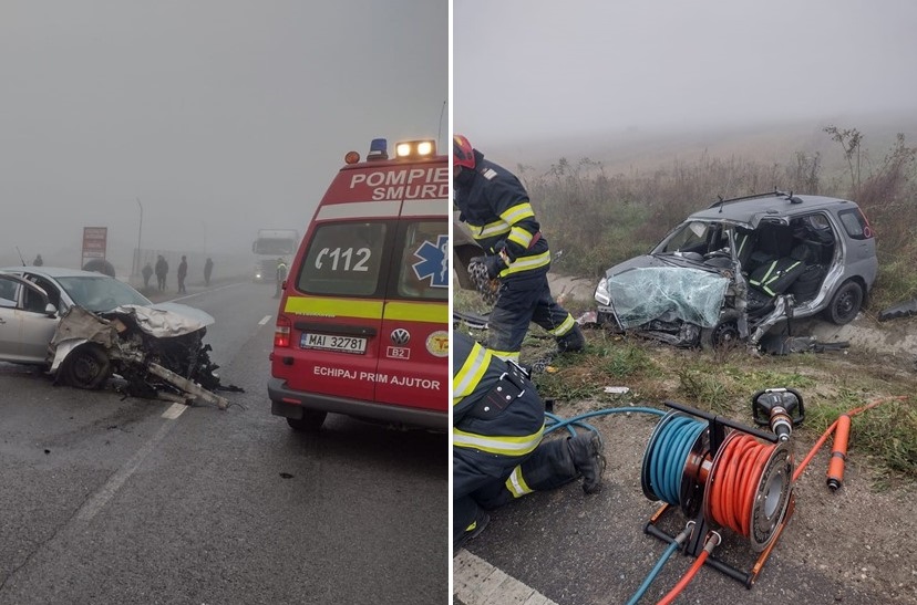 Două persoane decedate în urma unui accident grav, produs pe DN76, în Pocola