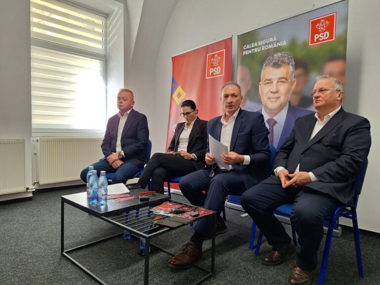 Autostrăzi complete în toată țara și produse românești în magazine: PSD Cluj a prezentat „Proiectul de țară” al lui Marcel Ciolacu