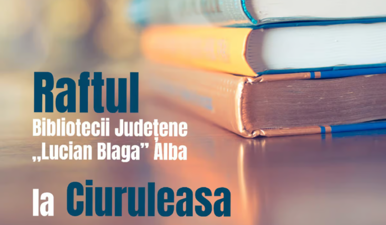 Comuna Ciuruleasa primește cărți de la Biblioteca Județeană Alba