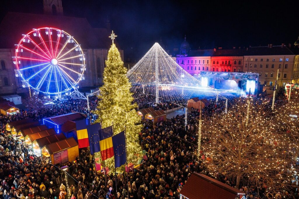 Peste 100.000 de clujeni și turiști au sărbătorit împreună 1 decembrie la Cluj-Napoca