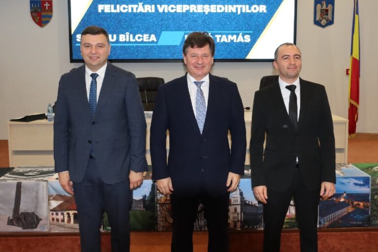 Sergiu Bîlcea și Péro Tamás sunt noii vicepreședinți ai Consiliului Județean Arad