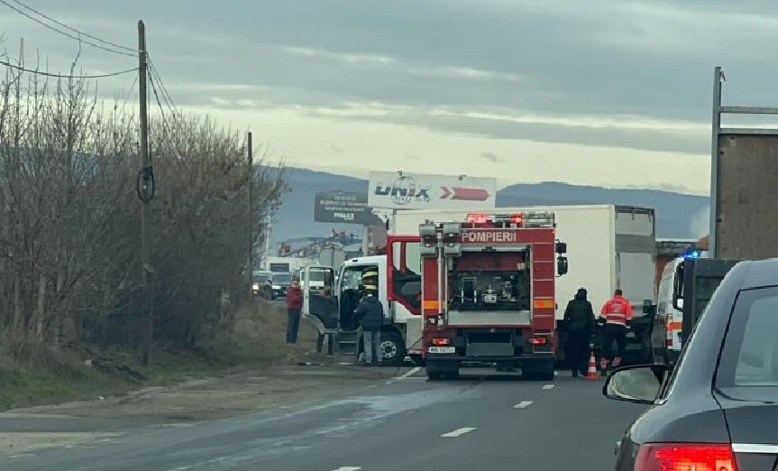 Un accident rutier a avut loc între Florești și Gilău