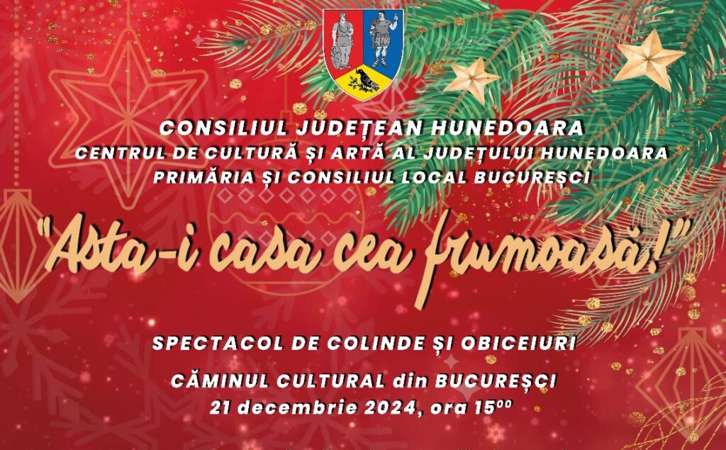 Spectacolul de colinde și obiceiuri de Crăciun în Bucureșci