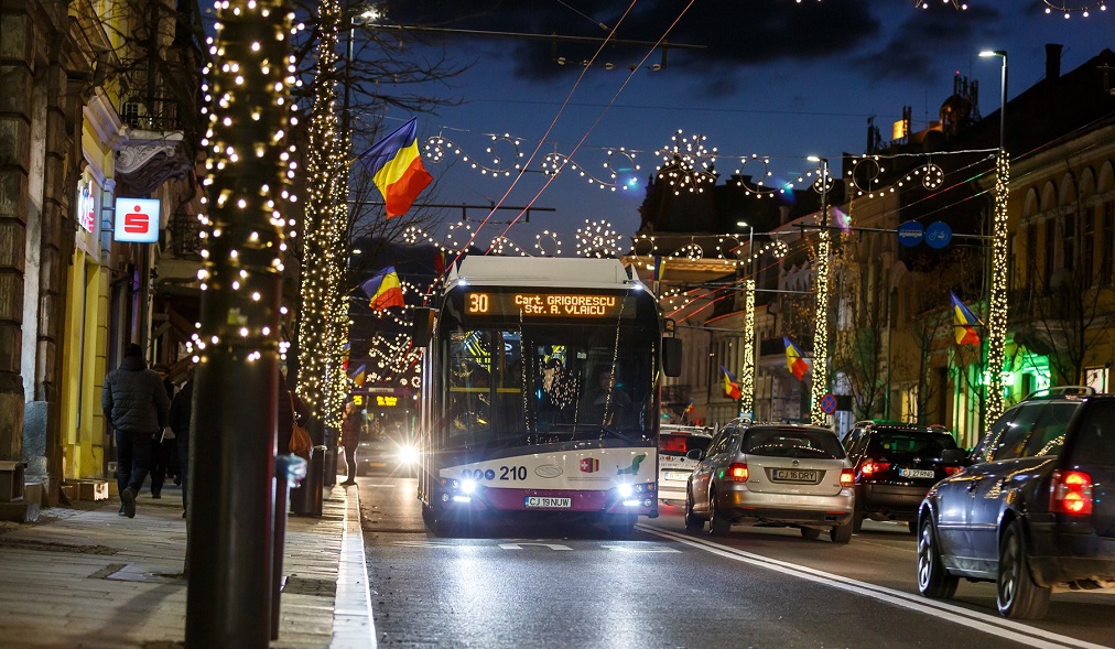 Programul mijloacelor de transport public valabil de Crăciun și Revelion în Cluj-Napoca