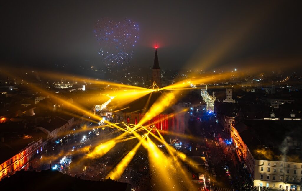 Eml Boc, despre Revelionul de la Cluj: „Am înlocuit artificiile cu un spectacol inedit de drone, lumini, muzică și confetti”