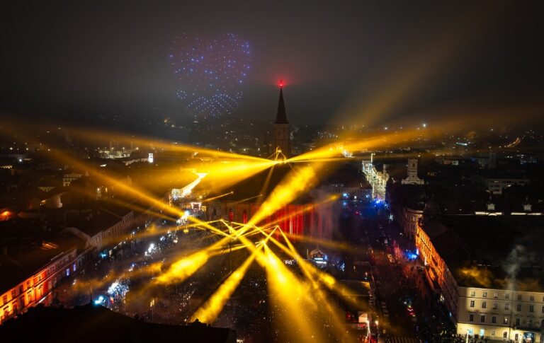 Eml Boc, despre Revelionul de la Cluj: „Am înlocuit artificiile cu un spectacol inedit de drone, lumini, muzică și confetti”