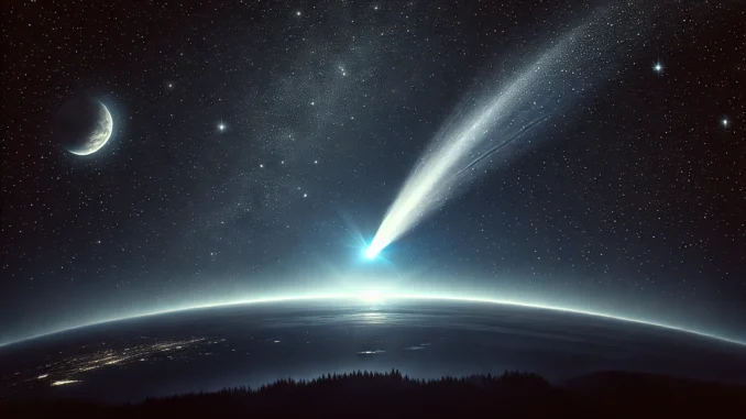 Cea mai strălucitoare cometă va putea fi observată luni, 13 ianuarie. Va ajunge la doar la doar 13,5 milioane de kilometri de Soare!