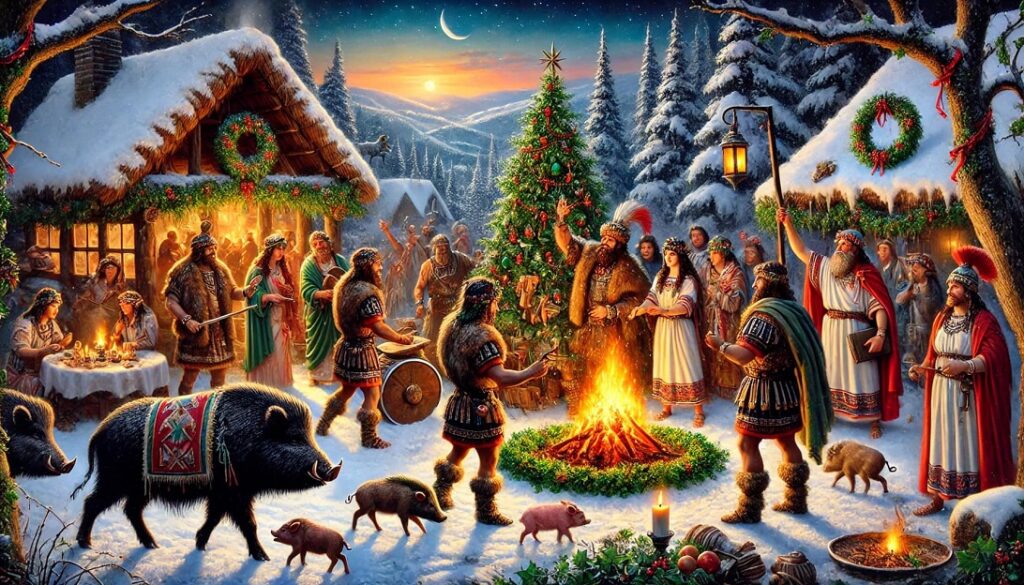 Ce sărbători aveau dacii și romanii iarna? Saturnalia la romani și solstițiul de iarnă la daci erau renumite în antichitate!