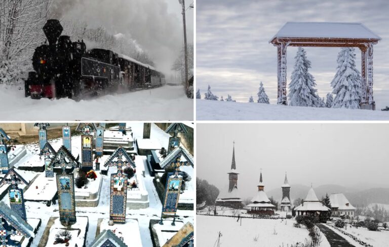 Ce poți vizita iarna în Maramureș? TOP-ul destinațiilor turistice din cel mai frumos județ al țării