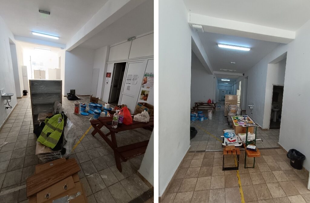Lucrări de renovare la școala din Săcuieu. S-a profitat de vacanța din februarie!